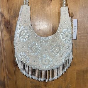 Made In India | Pearl Beaded Shoulder Bag 💍🥂🍾